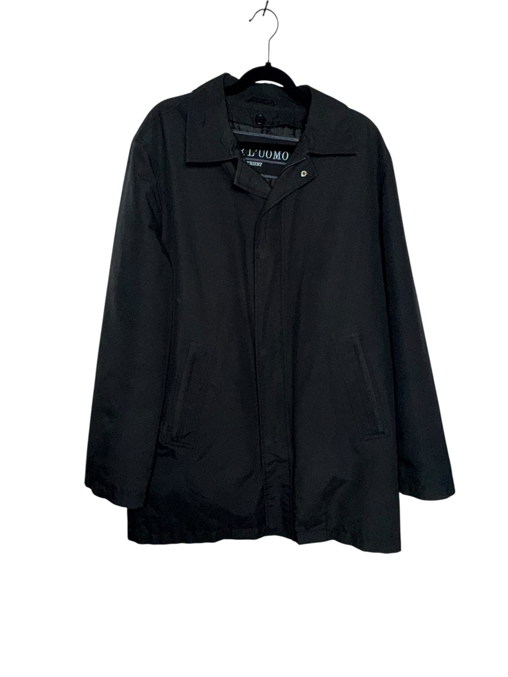 Per L’Uomo Armand Thiery Men’s Black Dress Coat Jacket